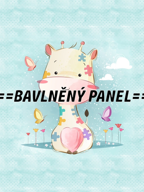 Bavlněný panel 20 x 30cm