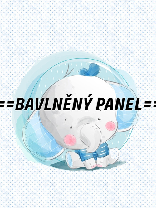 Bavlněný panel 20 x 30cm