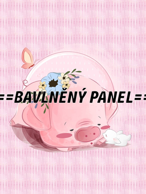 Bavlněný panel 20 x 30cm