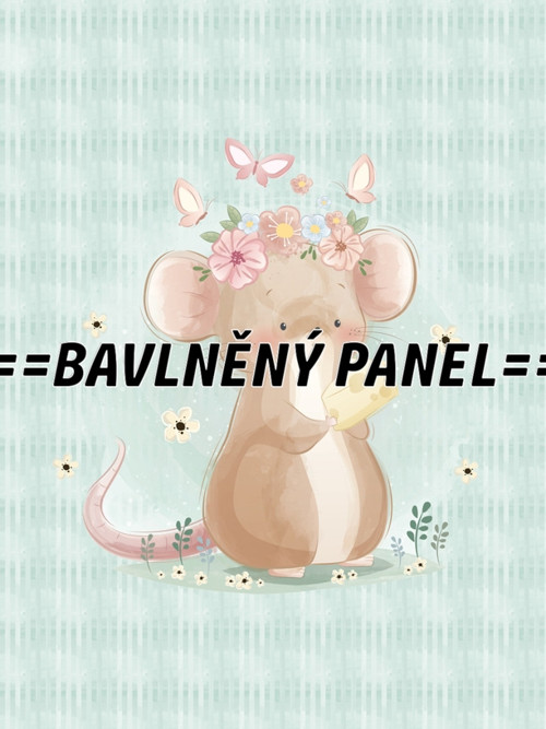Bavlněný panel 20 x 30cm
