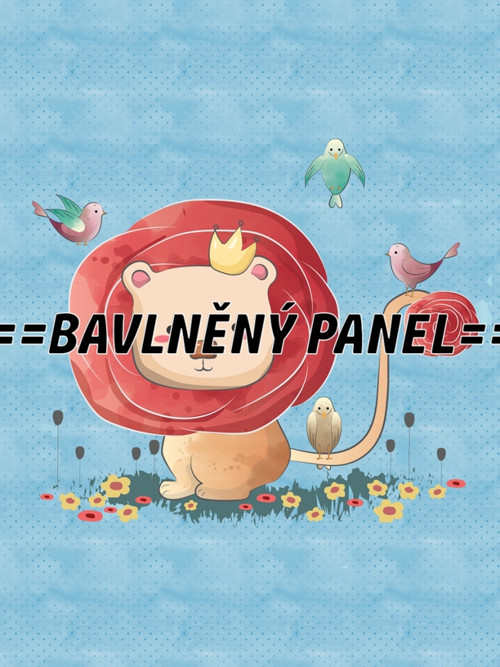 Bavlněný panel 20 x 30cm