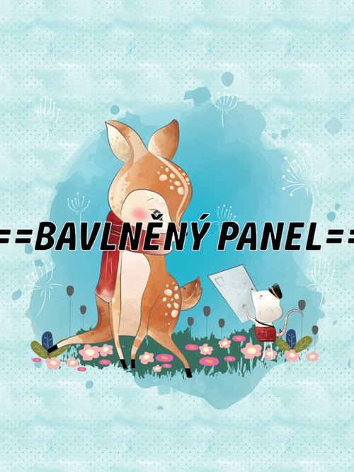 Bavlněný panel 20 x 30cm