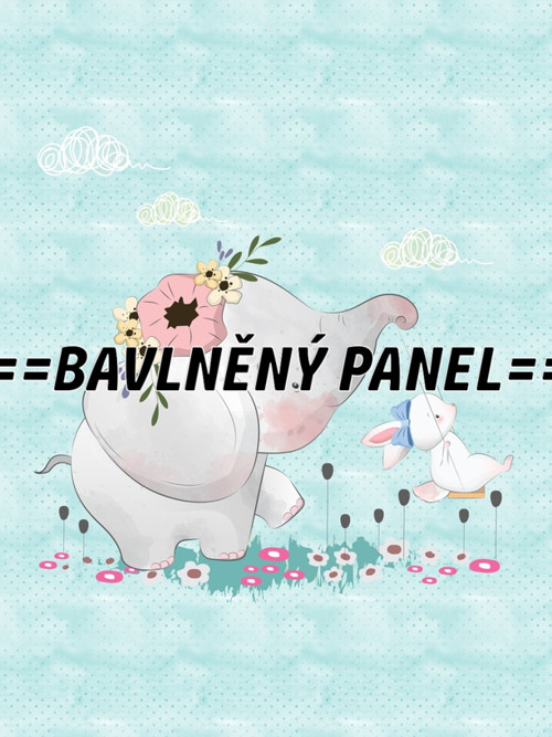 Bavlněný panel 20 x 30cm