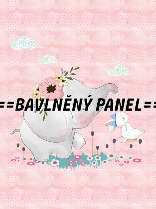 Bavlněný panel 20 x 30cm