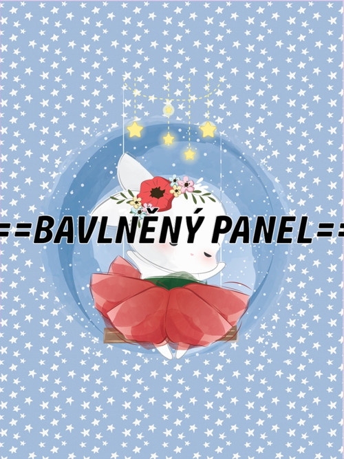 Bavlněný panel 20 x 30cm