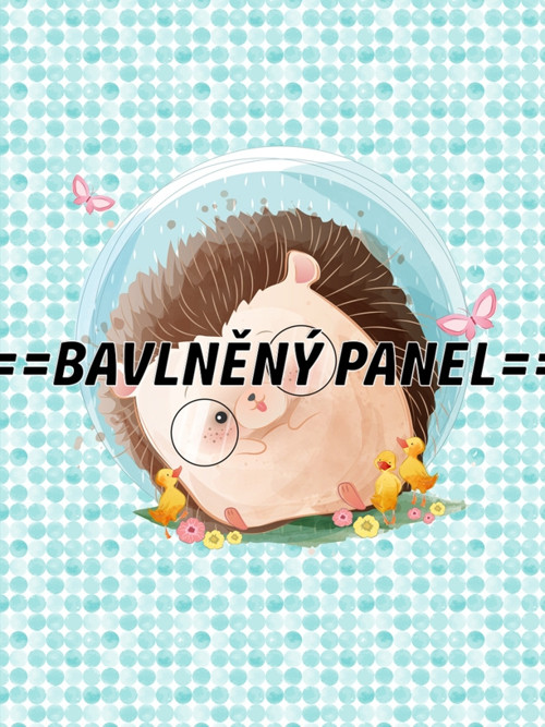 Bavlněný panel 20 x 30cm