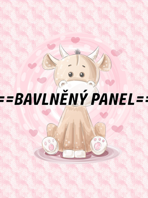 Bavlněný panel 20 x 30cm