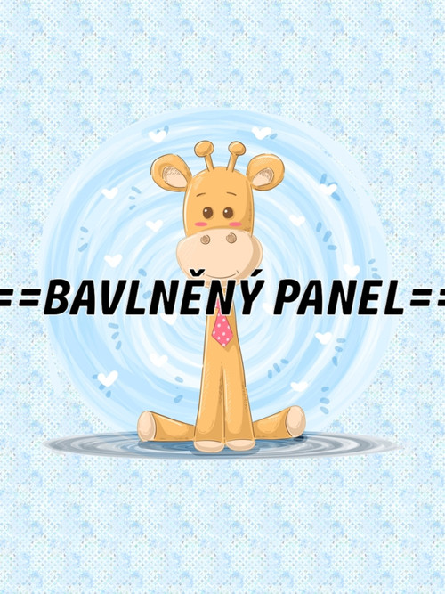 Bavlněný panel 20 x 30cm