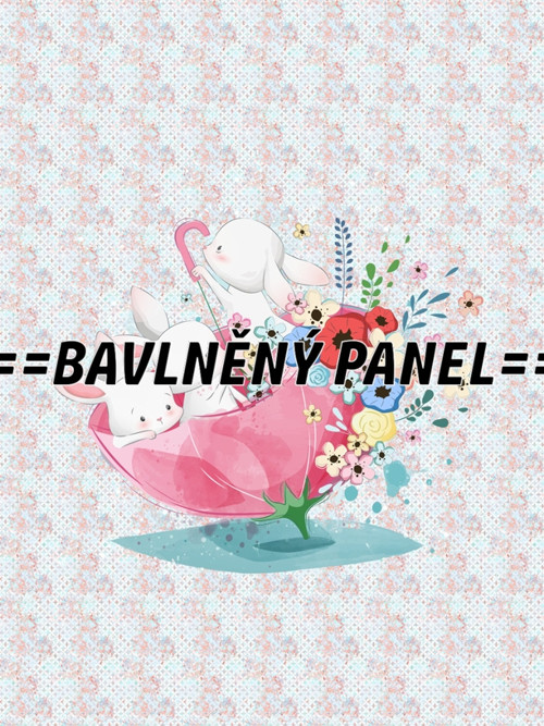 Bavlněný panel 20 x 30cm