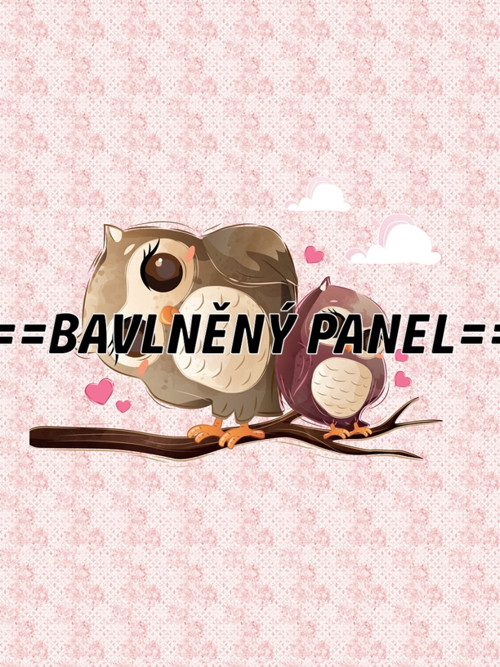 Bavlněný panel 20 x 30cm