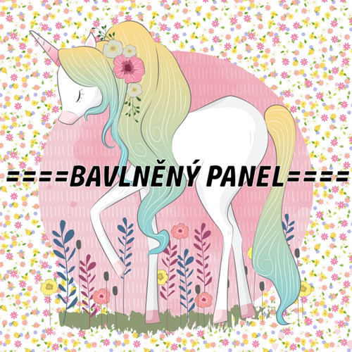 Bavlněný panel 25 x 25cm