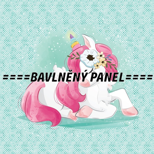 Bavlněný panel 25 x 25cm