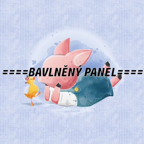 Bavlněný panel 25 x 25cm