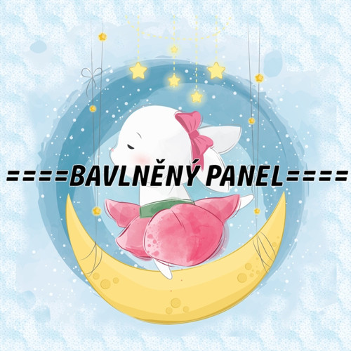 Bavlněný panel 25 x 25cm