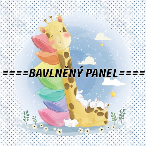 Bavlněný panel 25 x 25cm
