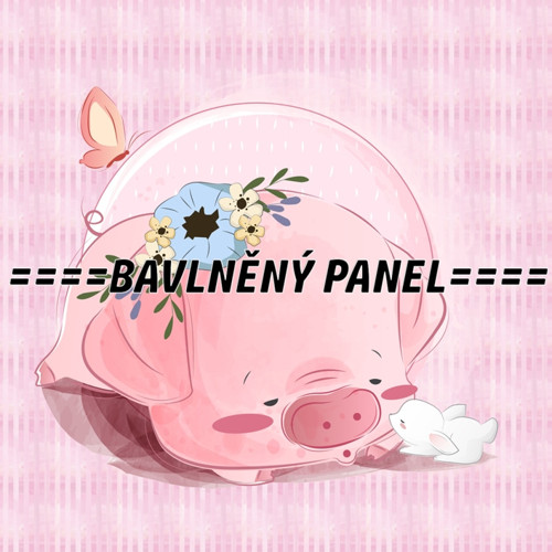 Bavlněný panel 25 x 25cm