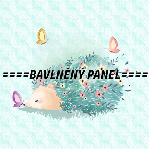 Bavlněný panel 25 x 25cm