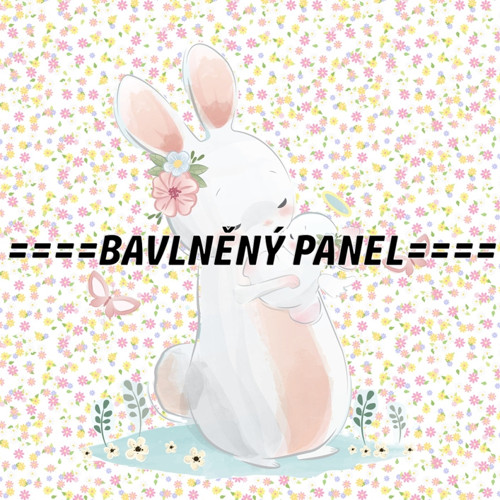 Bavlněný panel 25 x 25cm