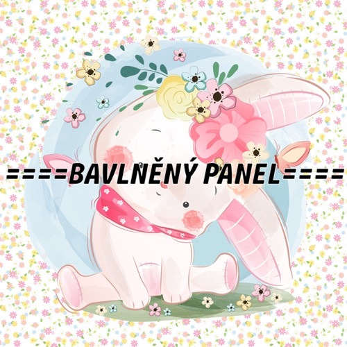 Bavlněný panel 25 x 25cm