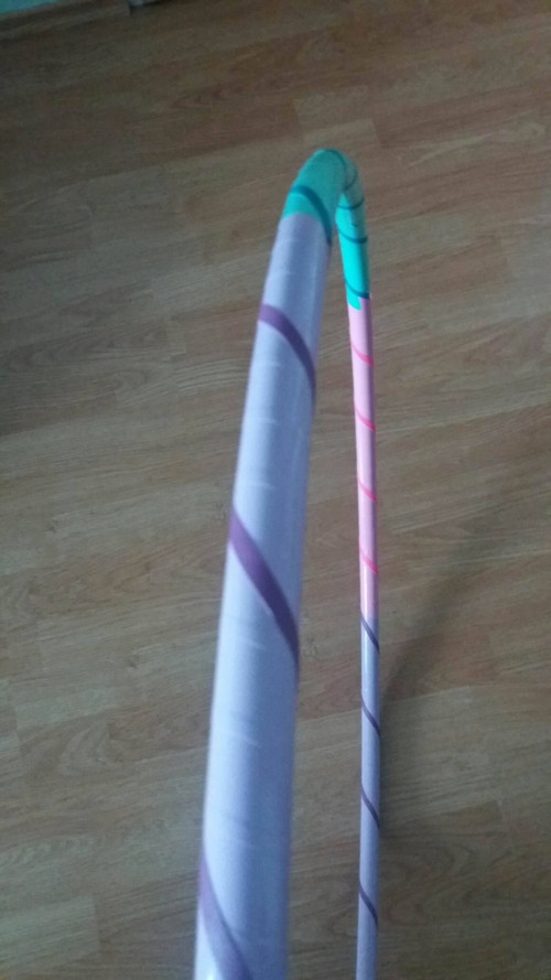 Obruč na hooping pastelová 80 cm SLEVA! — foto 1