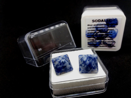 Sodalit - náušnice — foto 1