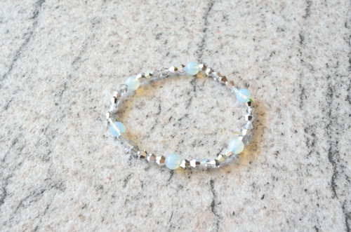 Náramek Silver Mini Opal Beads — foto 1
