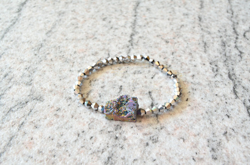 Náramek Silver Beads Titan — foto 1