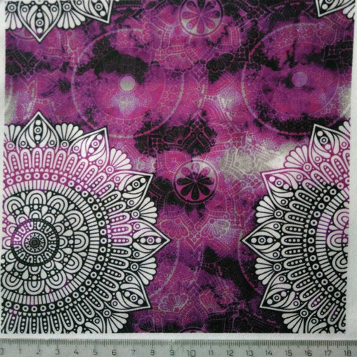 Bavlněná látka - panel 18 x 18 cm