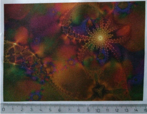 Bavlněná látka - panel 10 x 14,5 cm