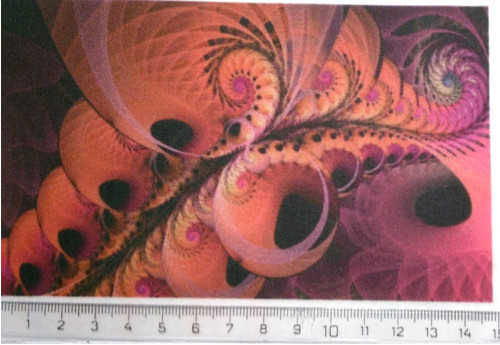 Bavlněná látka - panel 10 x 14,5 cm