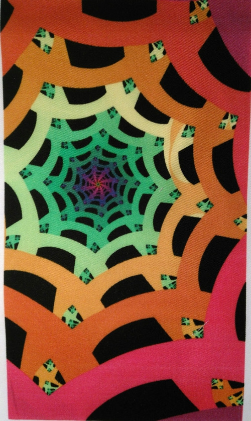 Bavlněná látka - panel 11 x 19 cm