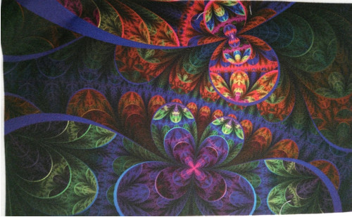 Bavlněná látka - panel 11 x 19 cm — foto 1