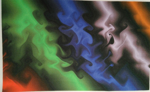 Bavlněná látka - panel 11 x 19 cm — foto 1
