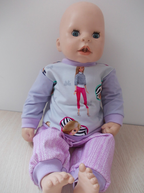 Soupravička na panenku 45cm