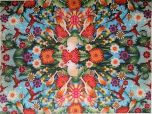 Bavlněná látka - panel 11 x 14 cm — foto 1