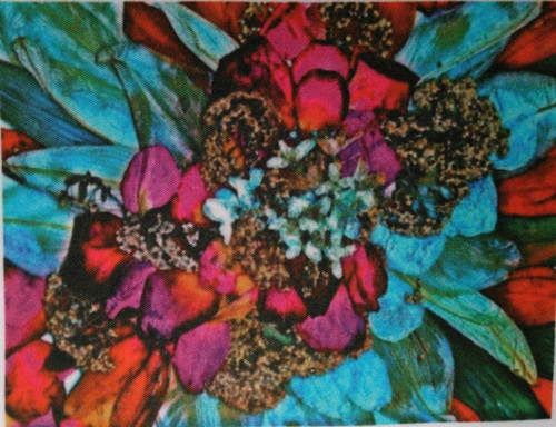 Bavlněná látka - panel 11 x 14 cm — foto 1