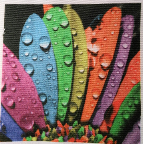 Bavlněná látka - panel 8 x 8 cm