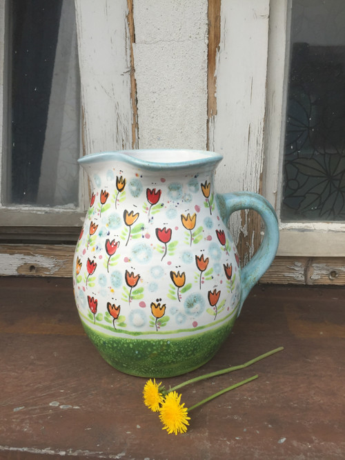 Džbán s tulipánky...2,5l — foto 1