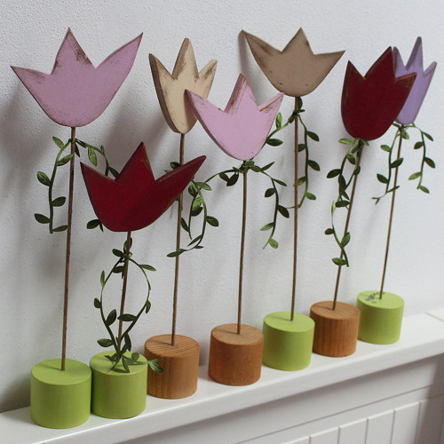 JARNÍ dekorace tulipán