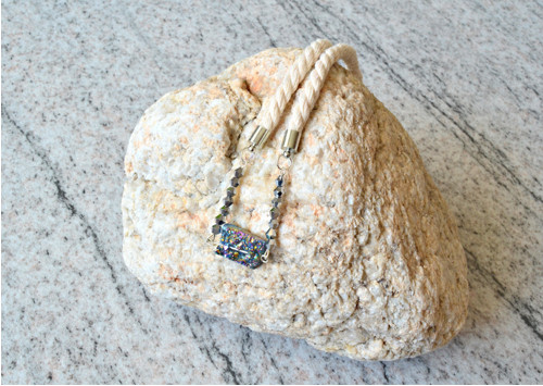 Náhrdelník Silver Rope Rainbow Titanium — foto 1