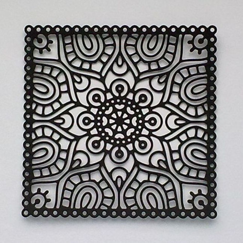 Výsek - Ozdobný rámeček (velký) - mandala — foto 1