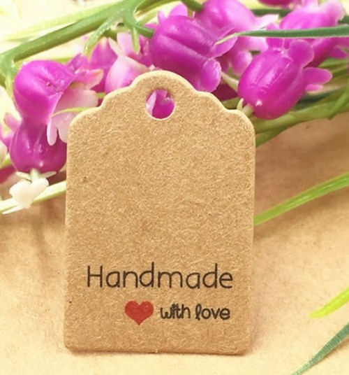 *20ks* Kartičky Handmade With Love — foto 1