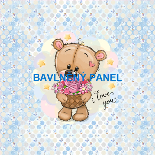 Bavlněný panel 25 x 25cm