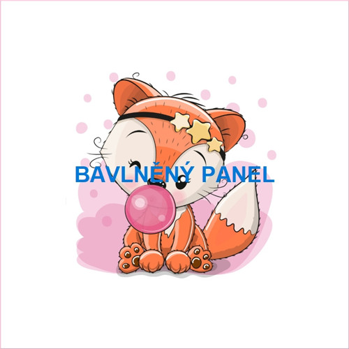 Bavlněný panel 25 x 25cm