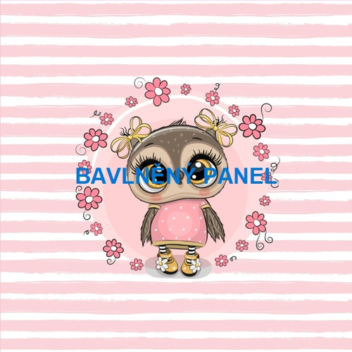 Bavlněný panel 25 x 25cm