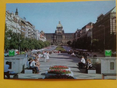 Pohlednice - Praha, Václavské náměstí