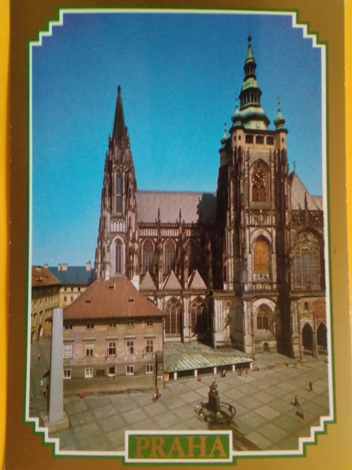 Pohlednice - Praha, katedrála svatého Víta