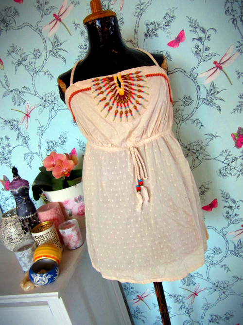 Top boho s "náhrdelníkem" — foto 1