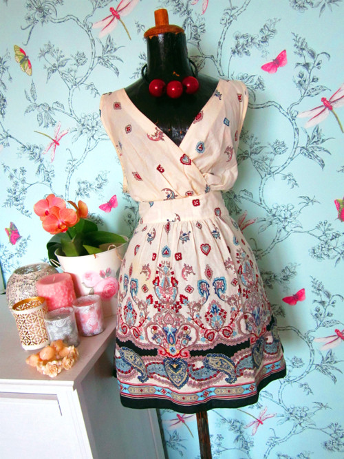 Top boho se vzorem kašmírovým — foto 1