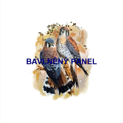 Bavlněný panel 25 x 25cm